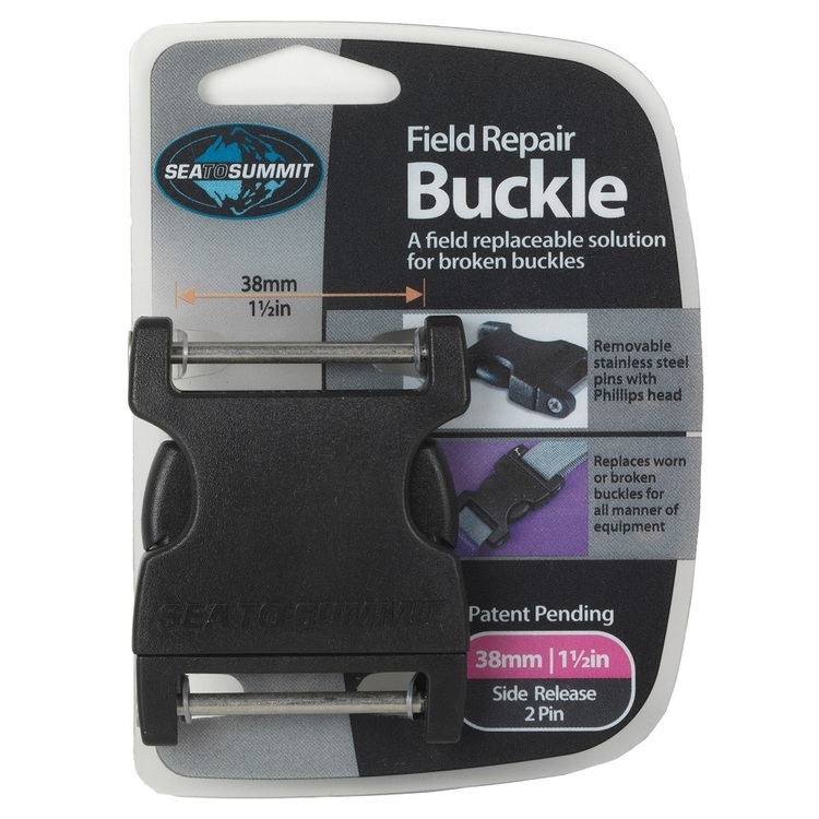 Sea to Summit Side Release Buckle 2 Pin Black