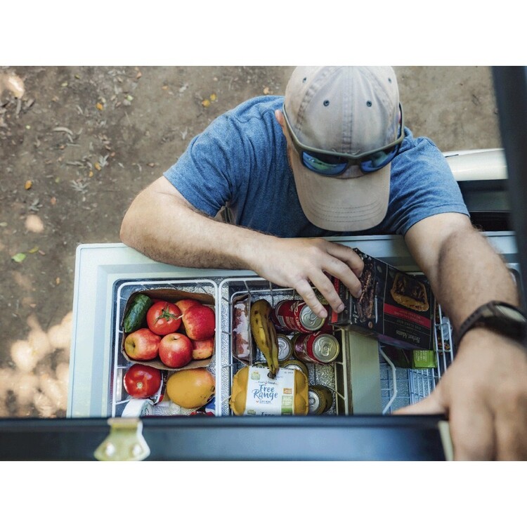 Oztrail Dual Zone Fridge/Freezer 80L Black 80 L