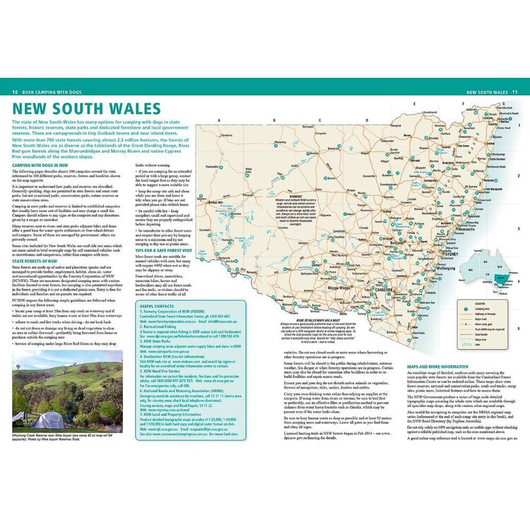 Bush Camping With Dogs Guide White