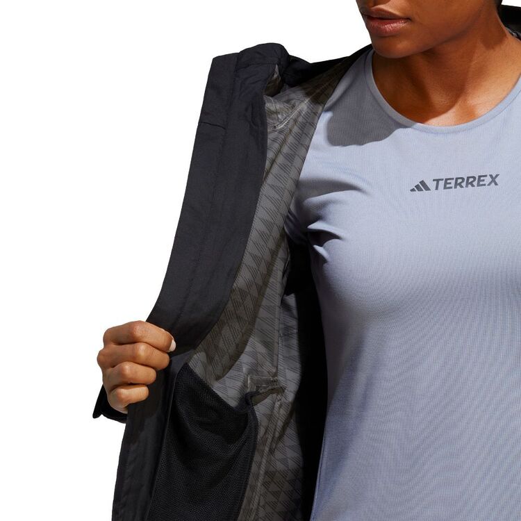 adidas Women's MT 2.5L Rain Jacket Black