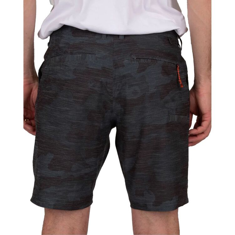 Salty Crew Men's Drifter 2 Utility Walk Shorts Black & Camo