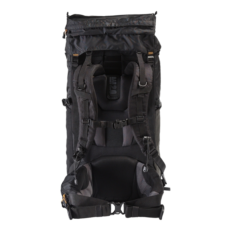 Mountain Designs X-Country 75L Technical Hiking Pack Jet Black 75 L