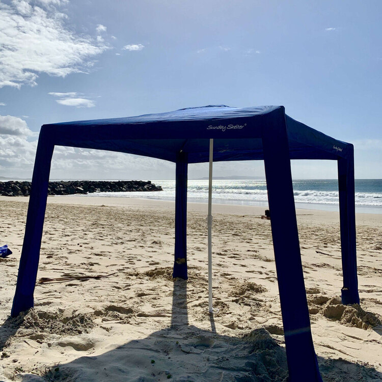 Sunday Shelter Blue & White Medium