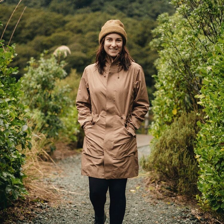 Mountain Designs Women's Josephine Rain Jacket Tan