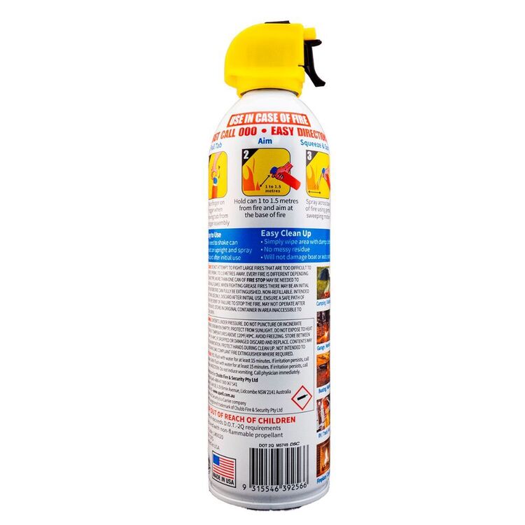 Quell Fire Stop Fire Suppressant Multicoloured