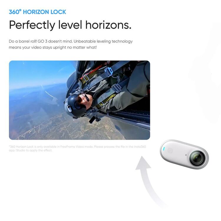 Insta360 GO 3 Action Camera 128GB White 128GB