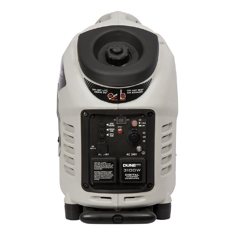Dune 3100W Enclosed Inverter Generator Grey 3100W