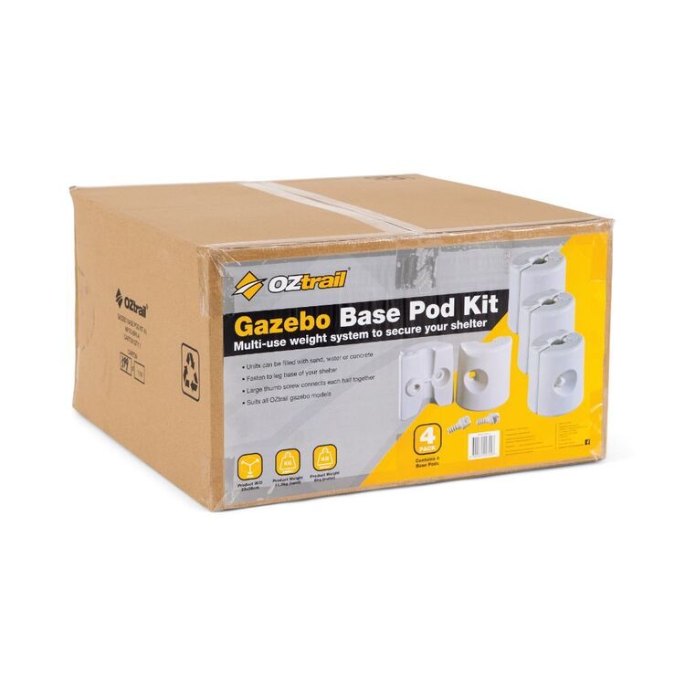 OZtrail Gazebo Base Pod 4 Pack White