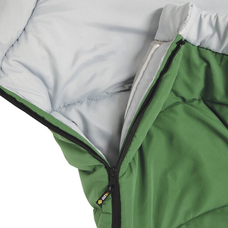 Oztrail Junior Kingsford 0° Sleeping Bag Green Green