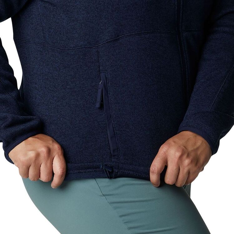 Columbia Women's Sweater Weather Full Zip Fleece 466 - Nocturnal Heather 2X