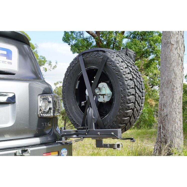 MSA Rear Wheel Rubbish Bin Black