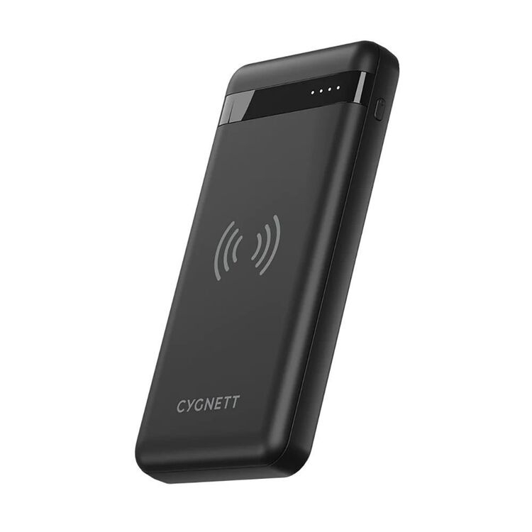 Cygnett Chargeup Swift 10k Wireless Powerbank Black 10K