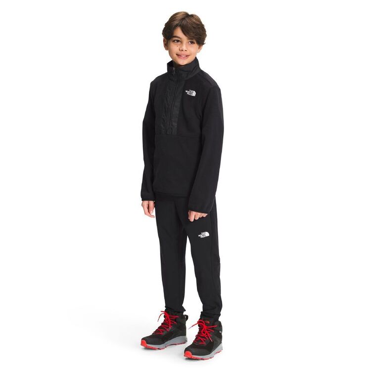 The North Face Kids' Glacier Quarter Zip Fleece Top TNF Black