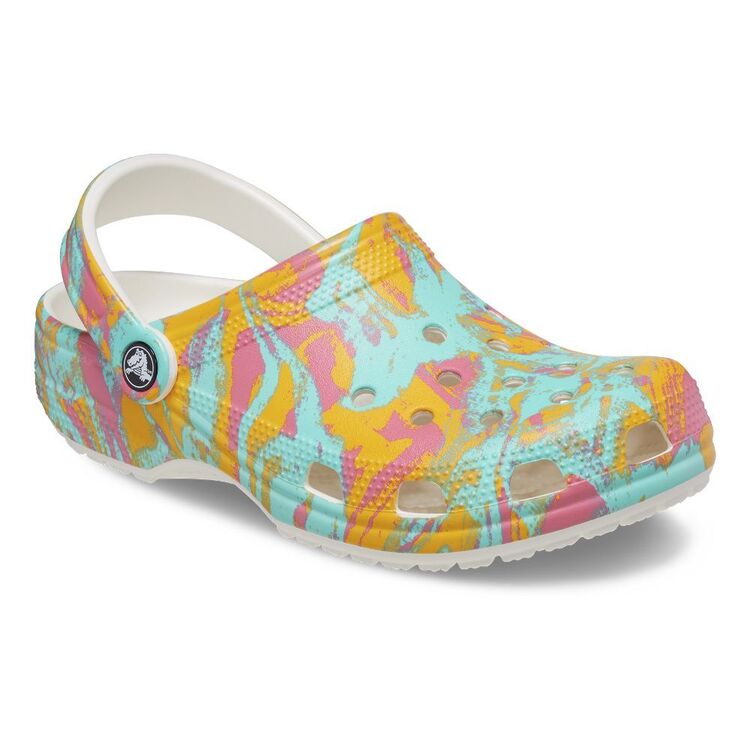Crocs Unisex Classic Island Clogs Hyper Pink / Multi
