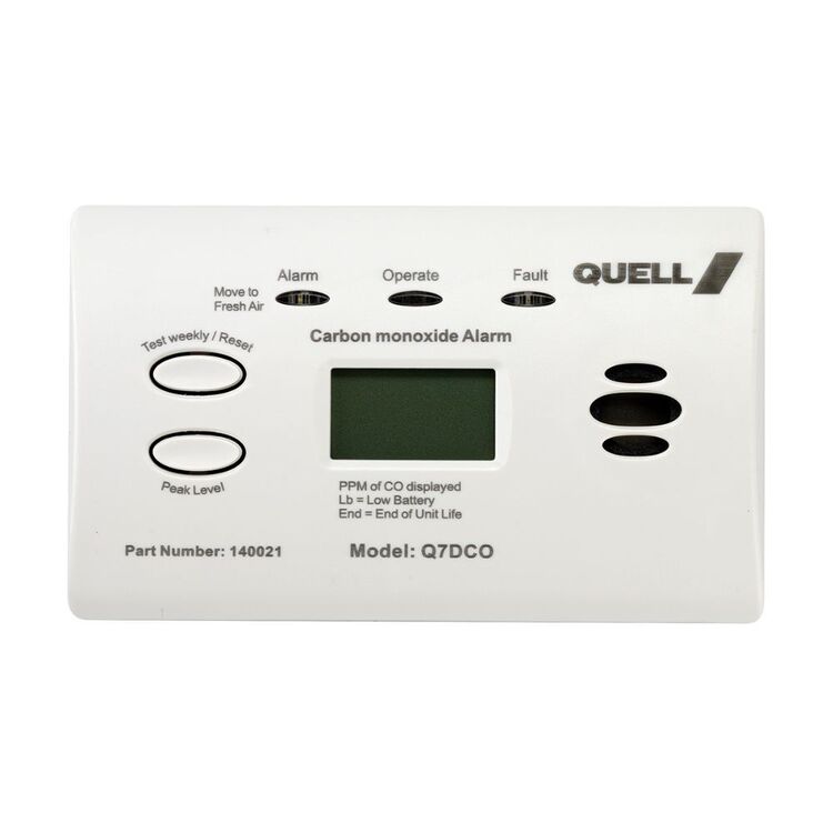 Quell Q7DCO Carbon Monoxide Alarm White