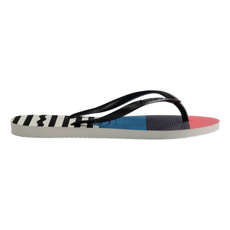 Havaianas Women's Slim Harmony Thongs White & Black