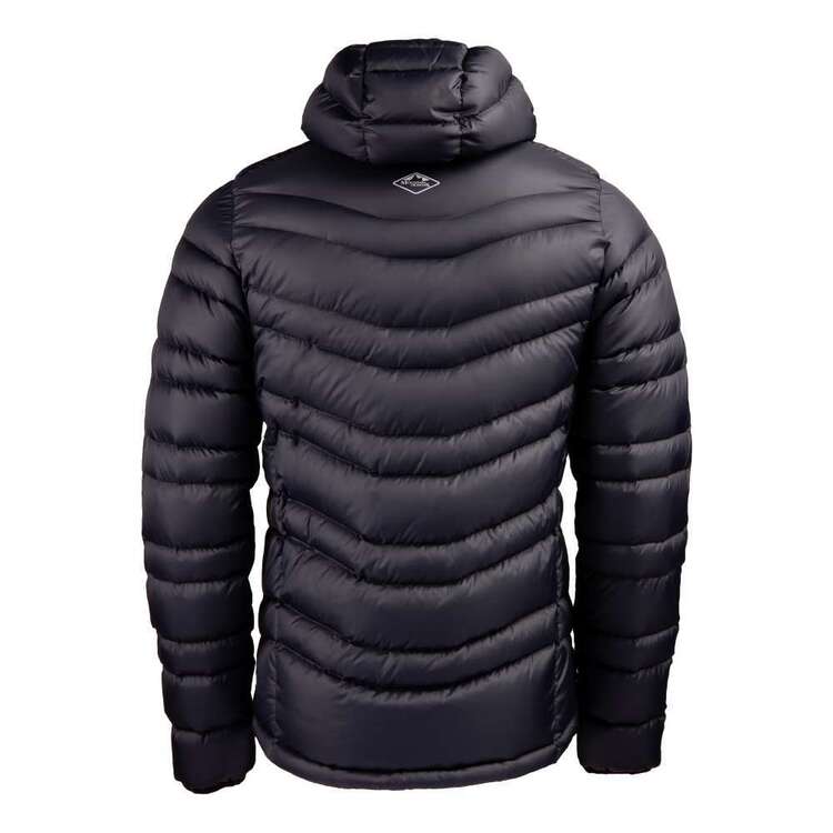 Mountain Designs Men's Peak 700 Down Jacket Black & Yellow