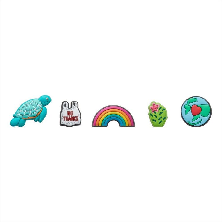 Crocs Our Planet Jibbitz 5 Pack Multicoloured