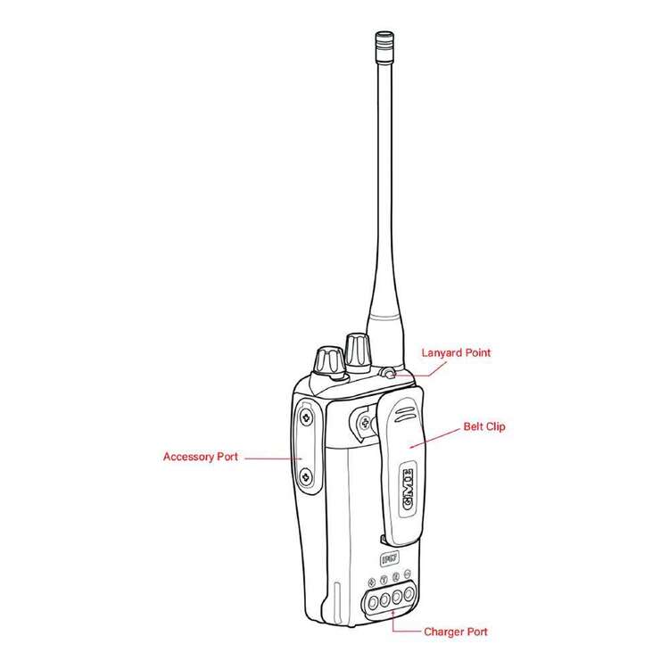 GME TX6600SL 5 Watt IP67 UHF Handheld Radio