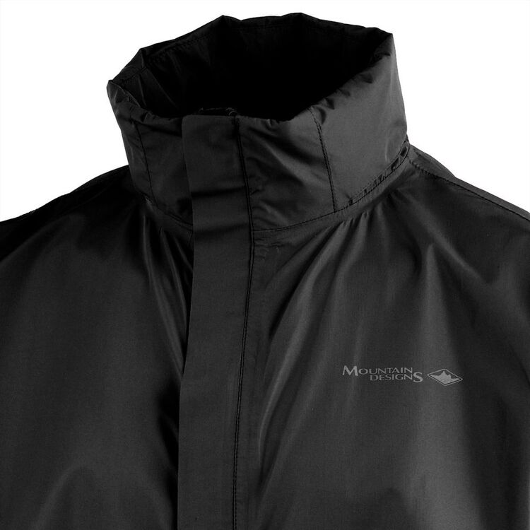Mountain Designs Men's Nelson Rain Jacket Black