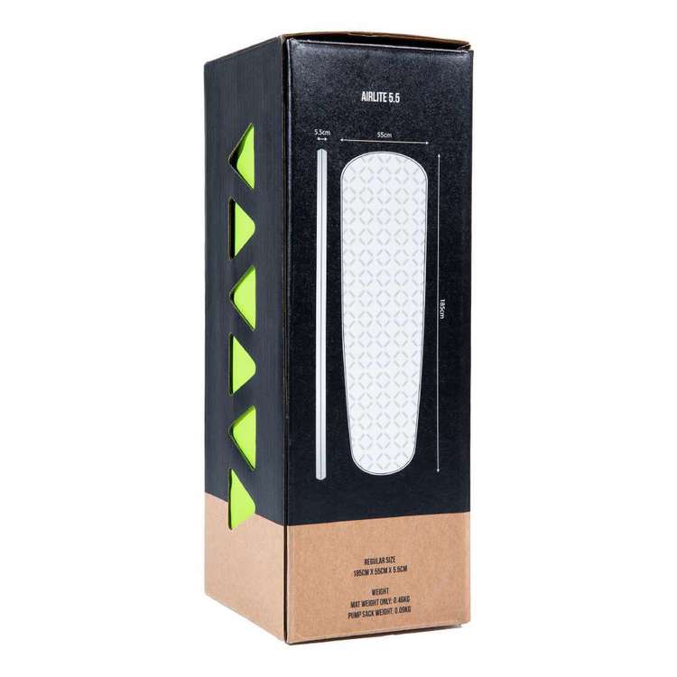 Mountain Designs Airlite 5.5 Mat Standard Green Macaw Green