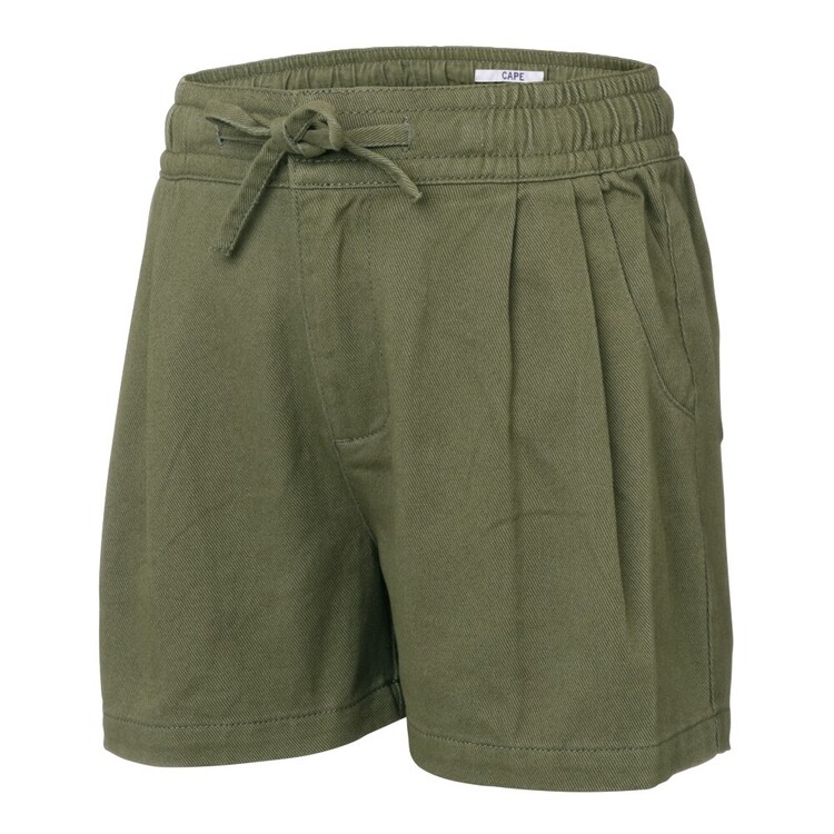 Cape Youth Girl's Paperbag Denim Shorts Green