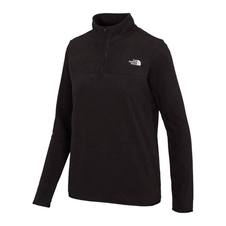 The North Face Women's Glacier QZ Fleece Top TNF Black