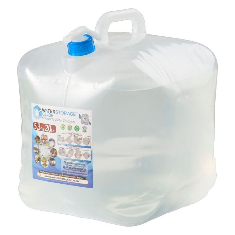 Spinifex 20L Collapsible Water Container Clear