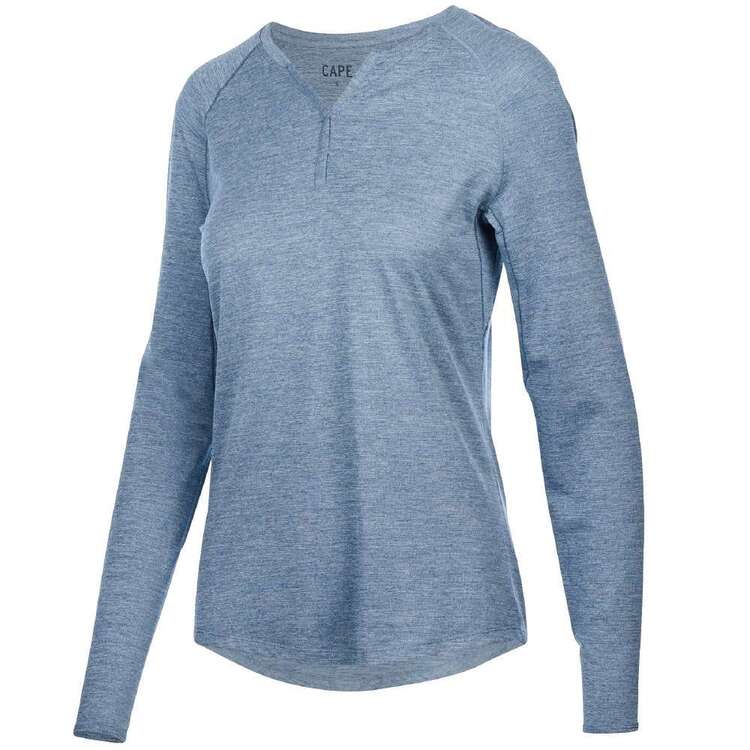 Cape Women's Holly Long Sleeve Henley Top Navy
