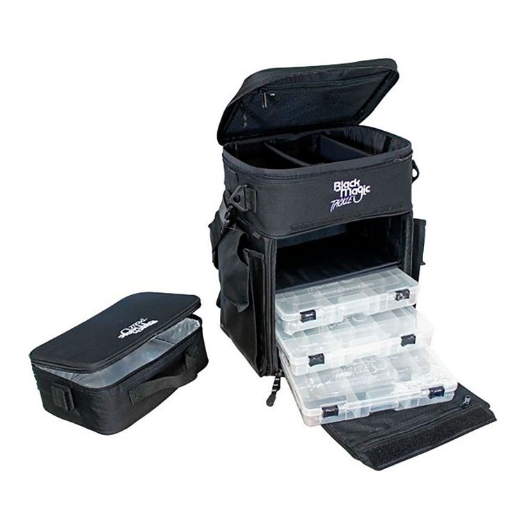 Black Magic Tackle Backpack Black