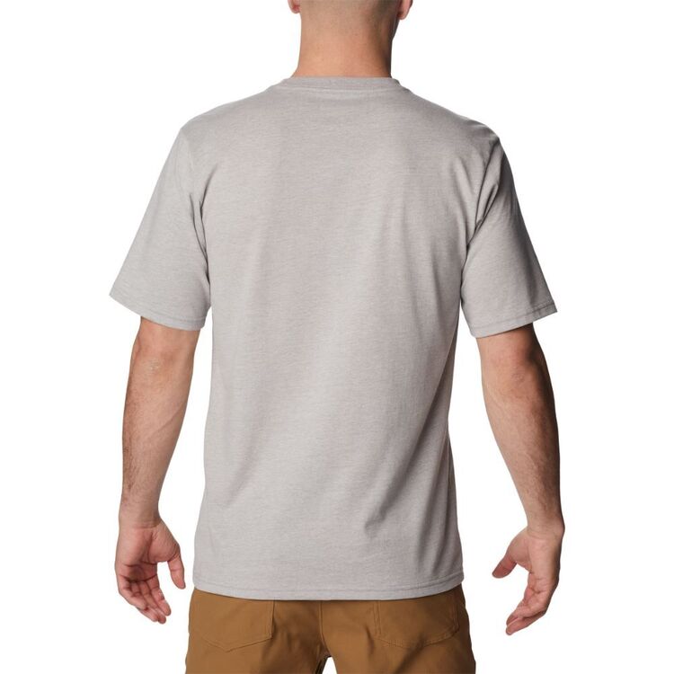 Columbia Men's Basic Logo Short Sleeve Tee Grey Heather