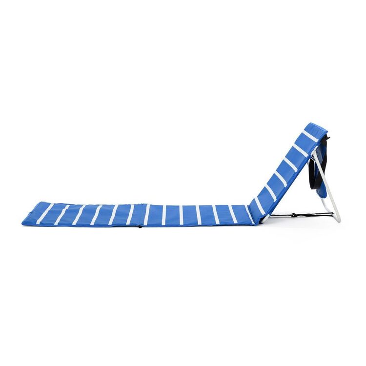 Life! Paradise Lounger Chair Blue Stripe