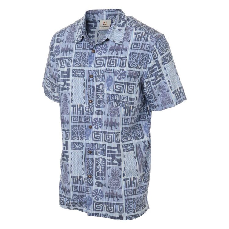 Gondwana Men's Surf Block PTD Shirt Blue
