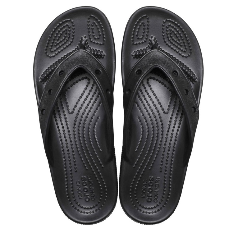 Crocs Unisex Classic Flip Thong Black