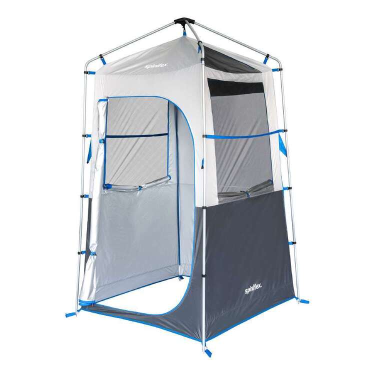 Spinifex Standard Shower Tent Blue & Grey Single