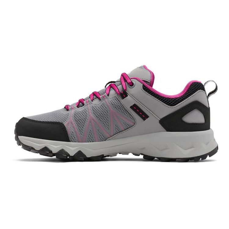 Columbia Women's Peakfreak II Outdry Waterproof Low Hiking Shoes Monument & Wild Fushsia