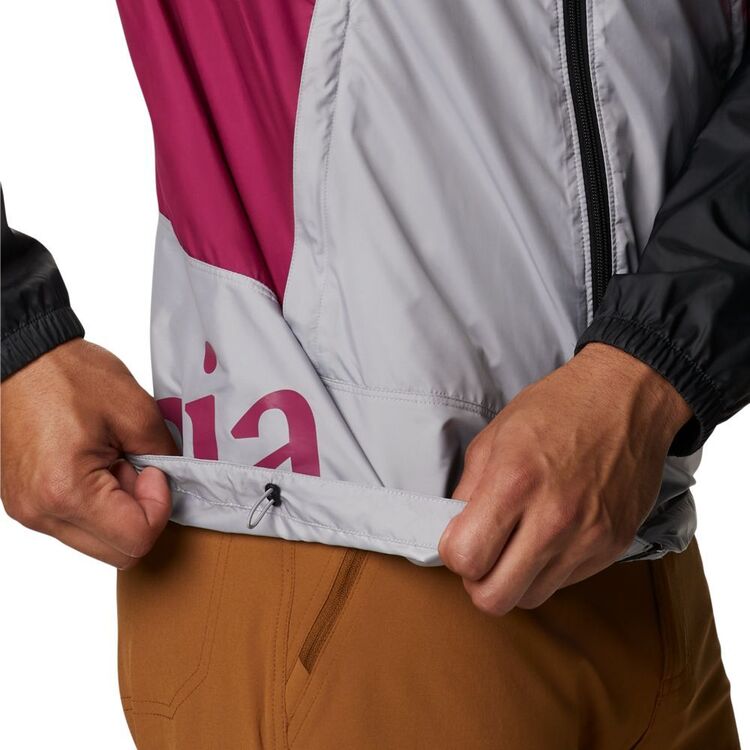 Columbia Men's Point Park Windbreaker Grey