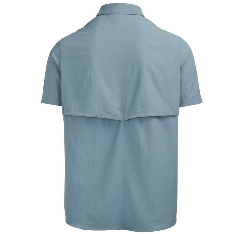 Mountain Designs Men's Ormiston II Short Sleeve Shirt Blue