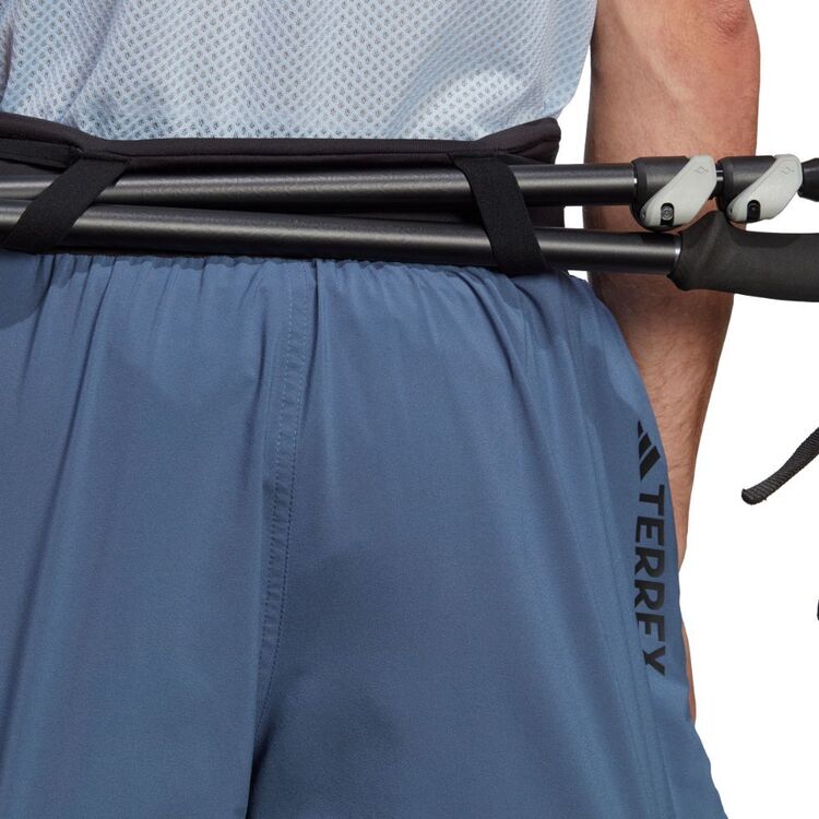 adidas Men's Terrex AGVC Run Shorts Steel