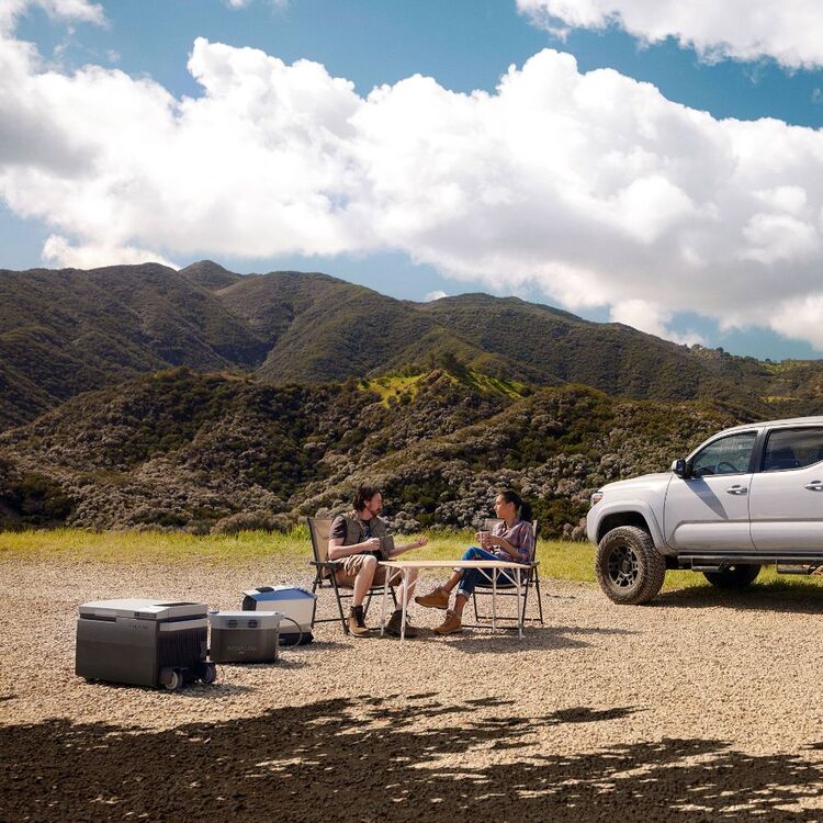 EcoFlow 38L Glacier Dual Zone Portable Camping Fridge Freezer with Ice Maker