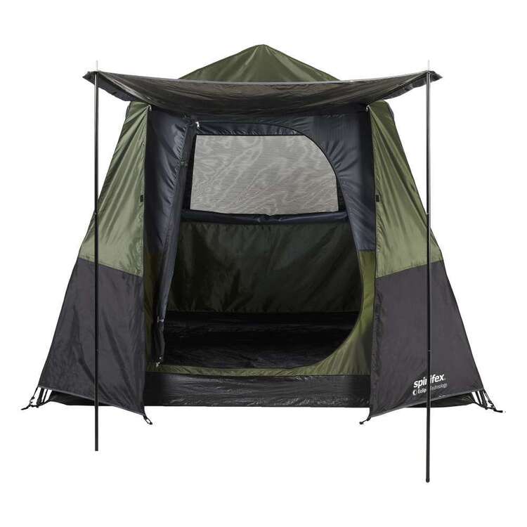 Spinifex Mawson Eclipse™ 4 Person Tent Dark Green & Black