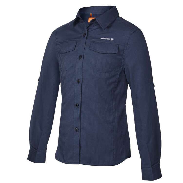 Cederberg Youth Long Sleeve Tech Shirt Navy