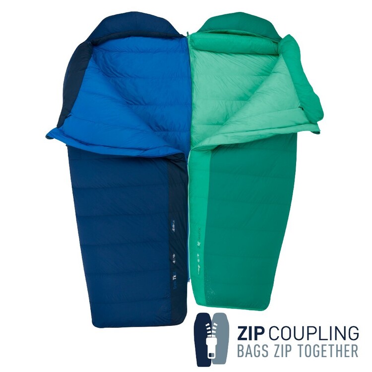 Sea To Summit Trek III Down -12° Sleeping Bag Regular Blue Navy & Denim