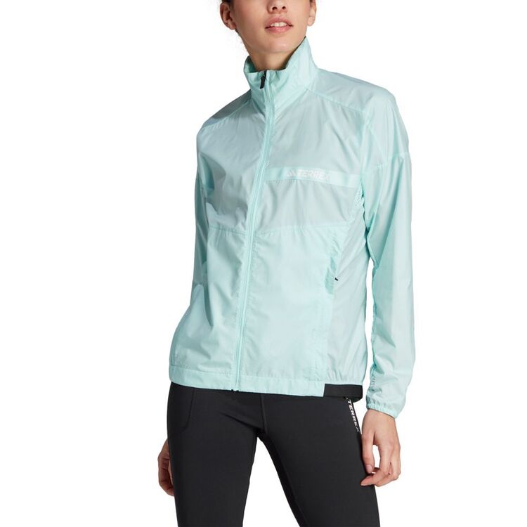 adidas Women's Terrex Multi Wind Jacket Semi Flash Aqua