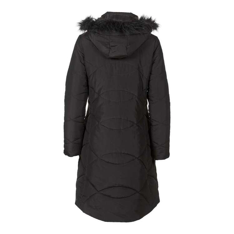 Cape Women's Harriet Long Line Puffer Jacket Black