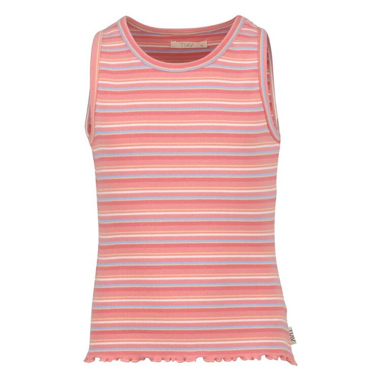 Trip In A Van Kids Knit Tank Multicoloured