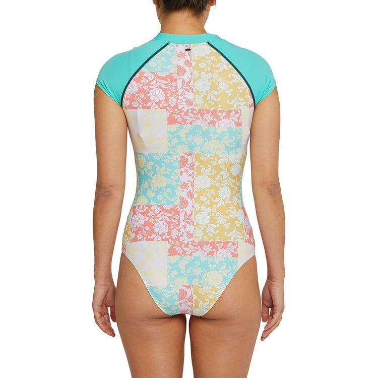 O'Neill Women's Laney Short Sleeve Surfsuit Aqua