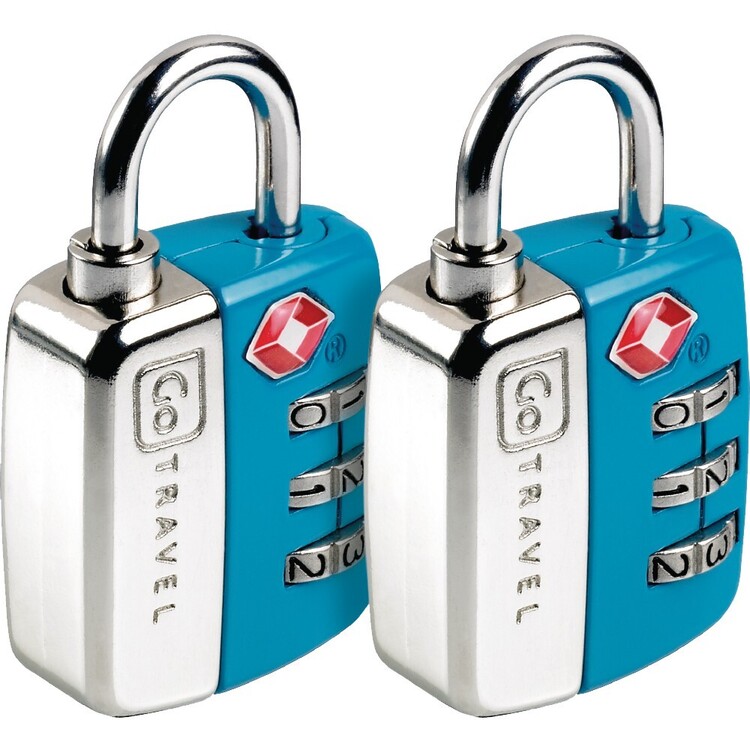 Go Travel Twin Sentry Lock Assorted