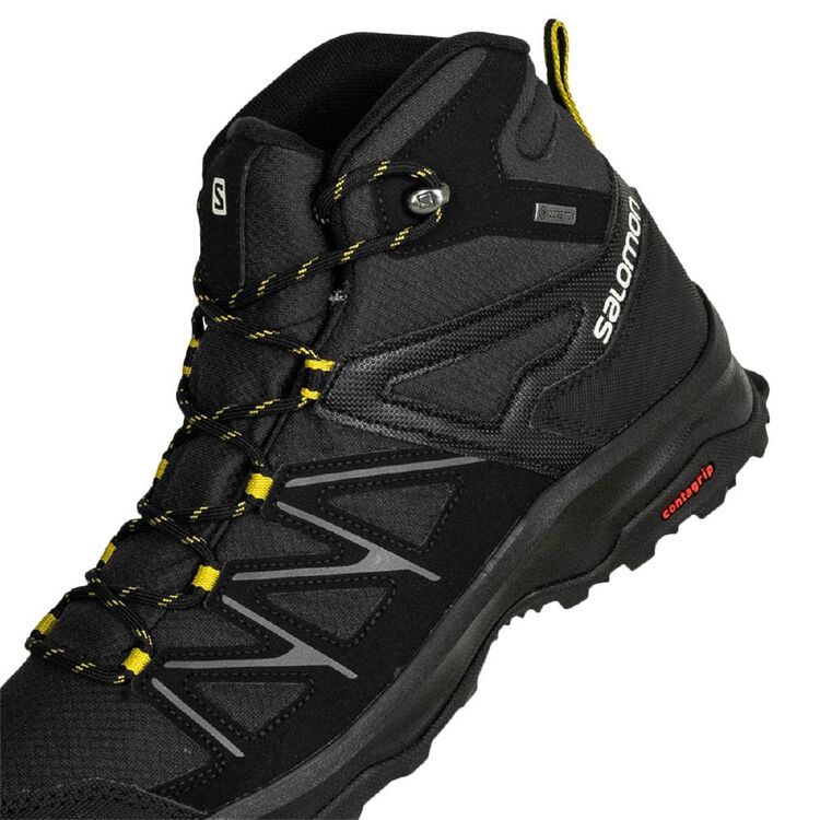 Salomon Men's Daintree Gore-Tex Mid Hiking Boots Night Sky, Black & Antique Moss