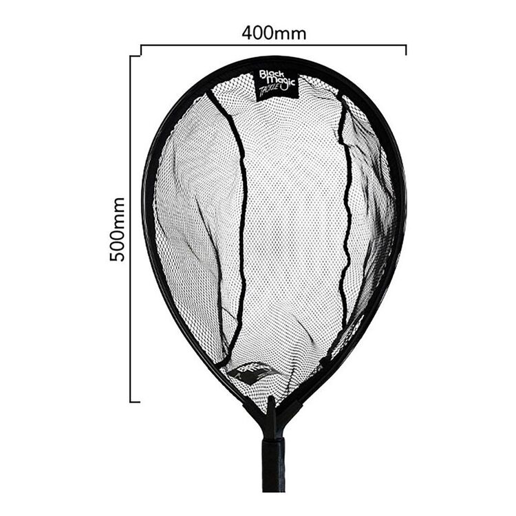 Black Magic Small Landing Net Incl. Belt & Bungee Clips Black Small